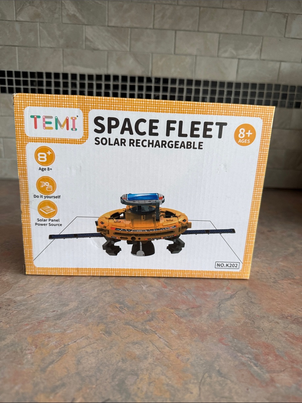 STEM 6-in-1 Solar Space Fleet Kit DIY Rechargeable Build Set 8+